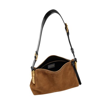 THE SCENE MEDIUM SHOULDER BAG IN SUEDE